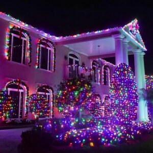 5mm Multicolor Waterfall Curtain Led Lights 180 LEDs 10 Line Indoor/Outdoor Decoration for Diwali, Christmas, Lights for Decoration for Home